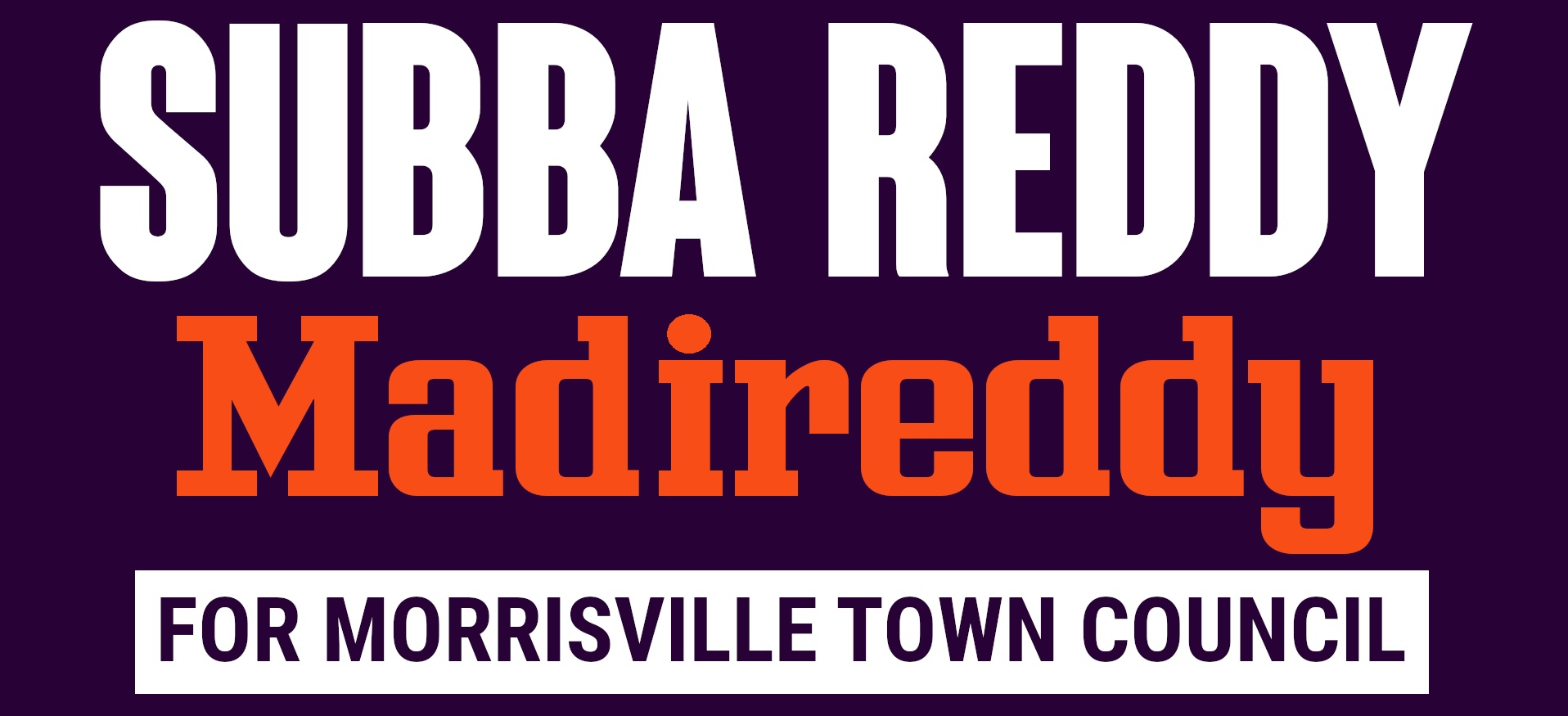 Subba Reddy for Morrisville